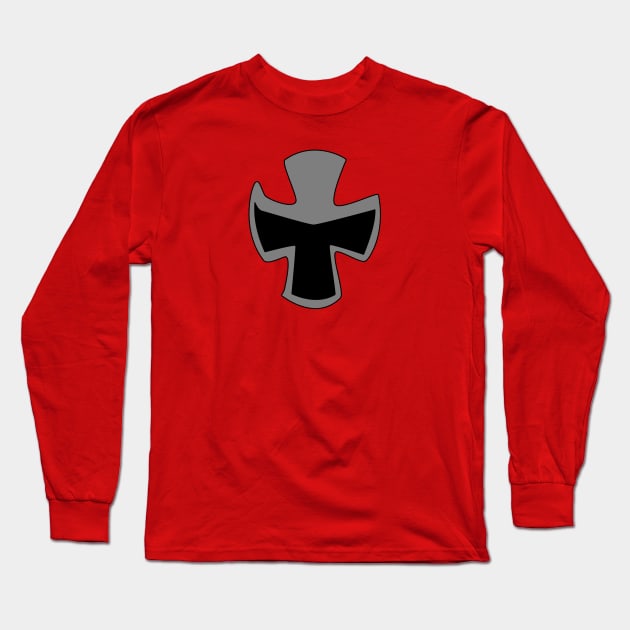 Ninja Red Long Sleeve T-Shirt by Javier Casillas